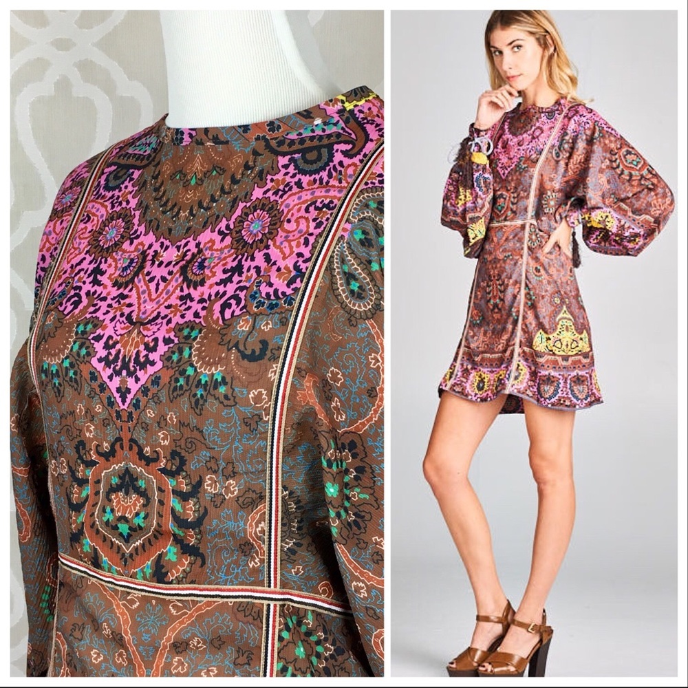 Boho Mixed Media Gypsy Dress- *See Description* - Picture 3 of 8